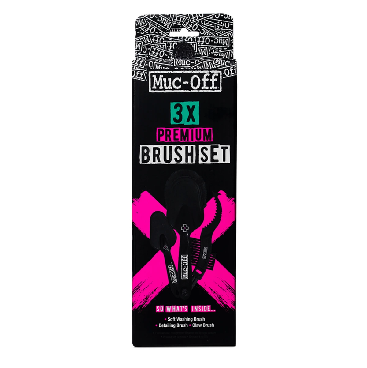 Muc-Off 3x Premium Brush Kit Muc-Off 3x Premium Brush Kit -DOLAN BIKES COMPONENTS 3x Premium Brush Kit