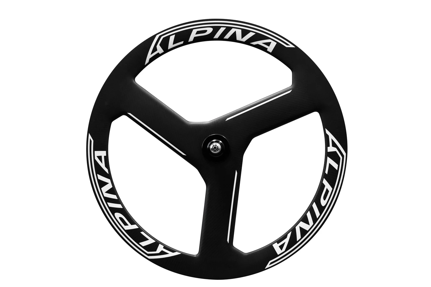 Alpina 3 Spoke Full Carbon Tubular Track Wheelset (White) Alpina 3 Spoke Full Carbon Tubular Track Wheelset (White) -DOLAN BIKES COMPONENTS Alpina 3 Spoke Carbon Track Wheelset 1