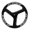 Alpina Carbon 3 Spoke TT/TRI Clincher Front Disc Brake Wheel