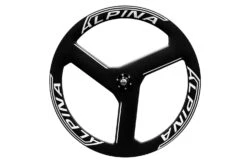 Alpina 3 Spoke Full Carbon Tubular Track Wheelset (White) 5 Alpina 3 Spoke Full Carbon Tubular Track Wheelset (White) -DOLAN BIKES COMPONENTS Alpina 3 Spoke Carbon Track Wheelset 4 1