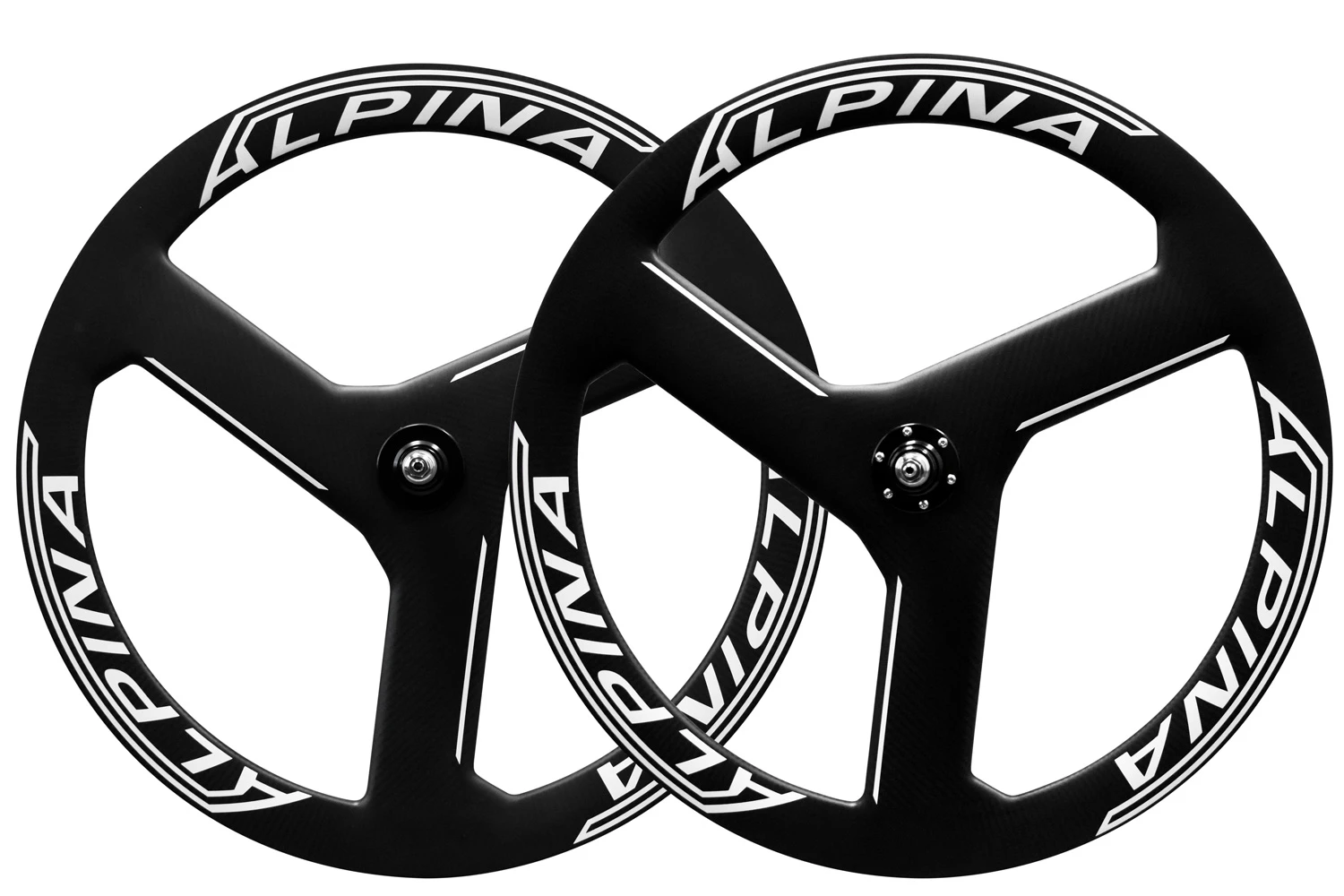 Alpina 3 Spoke Full Carbon Tubular Track Wheelset (White) Alpina 3 Spoke Full Carbon Tubular Track Wheelset (White) -DOLAN BIKES COMPONENTS Alpina 3 Spoke Carbon Track Wheelsets 1
