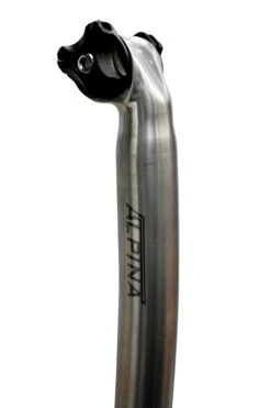 Alpina 31.6mm Titanium Seatpost (350mm Setback) -DOLAN BIKES COMPONENTS Alpina 31 6 titanium 3