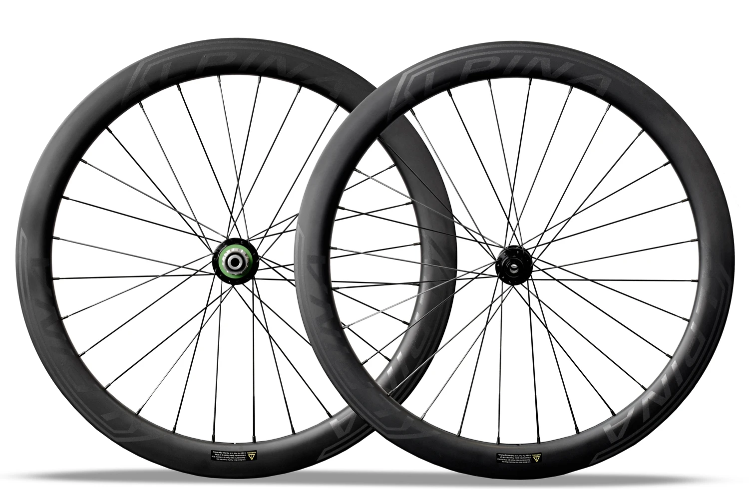 Alpina A5D 50mm Carbon Disc Brake Road Wheelset - (Graphite) Alpina A5D 50mm Carbon Disc Brake Road Wheelset - (Graphite) -DOLAN BIKES COMPONENTS Alpina A5D Graphite Wheelset 3 2