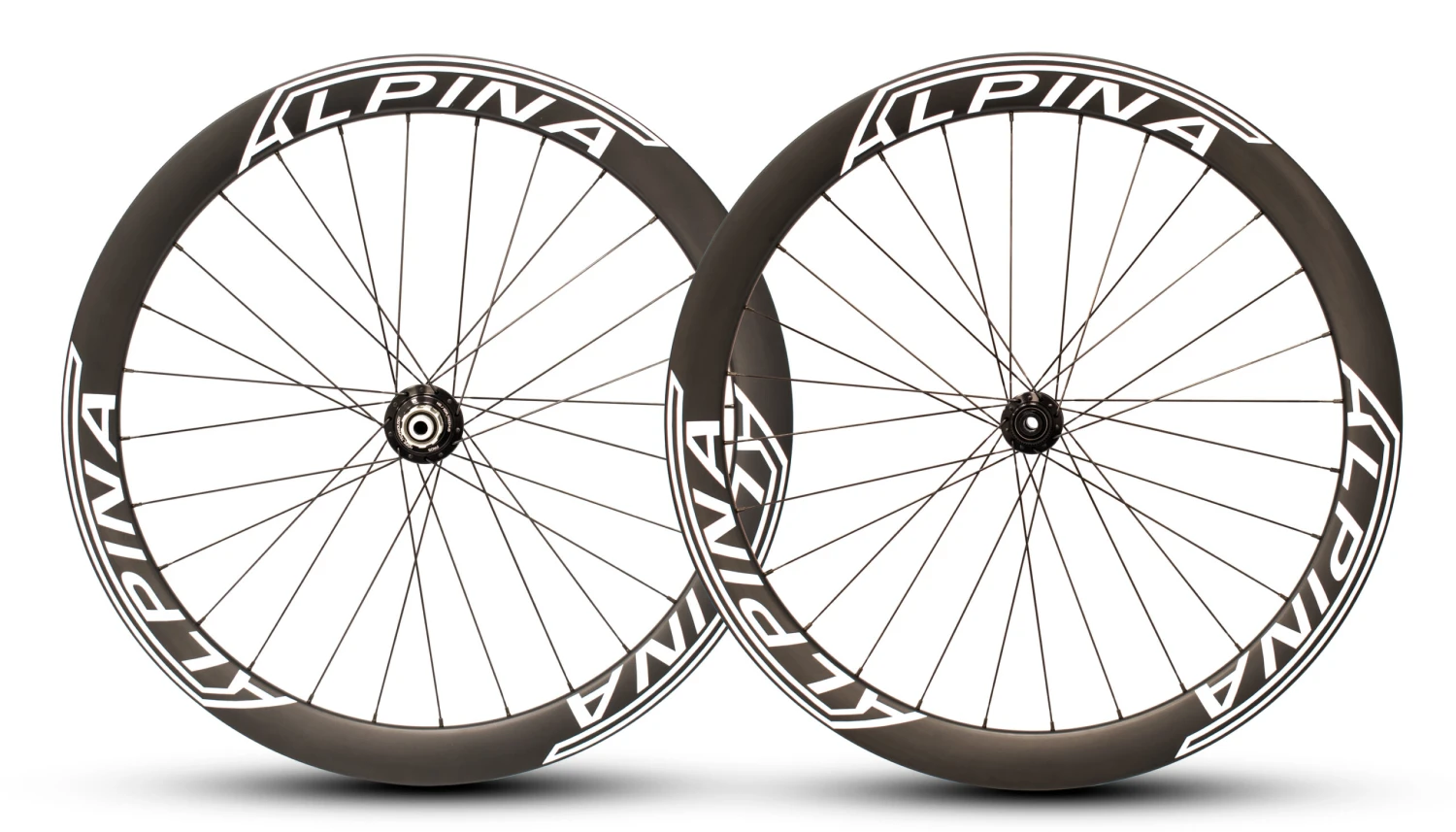 Alpina A5D 50mm Carbon Disc Brake Road Wheelset - (White) Alpina A5D 50mm Carbon Disc Brake Road Wheelset - (White) -DOLAN BIKES COMPONENTS Alpina A5D Wheelset New Hub scaled
