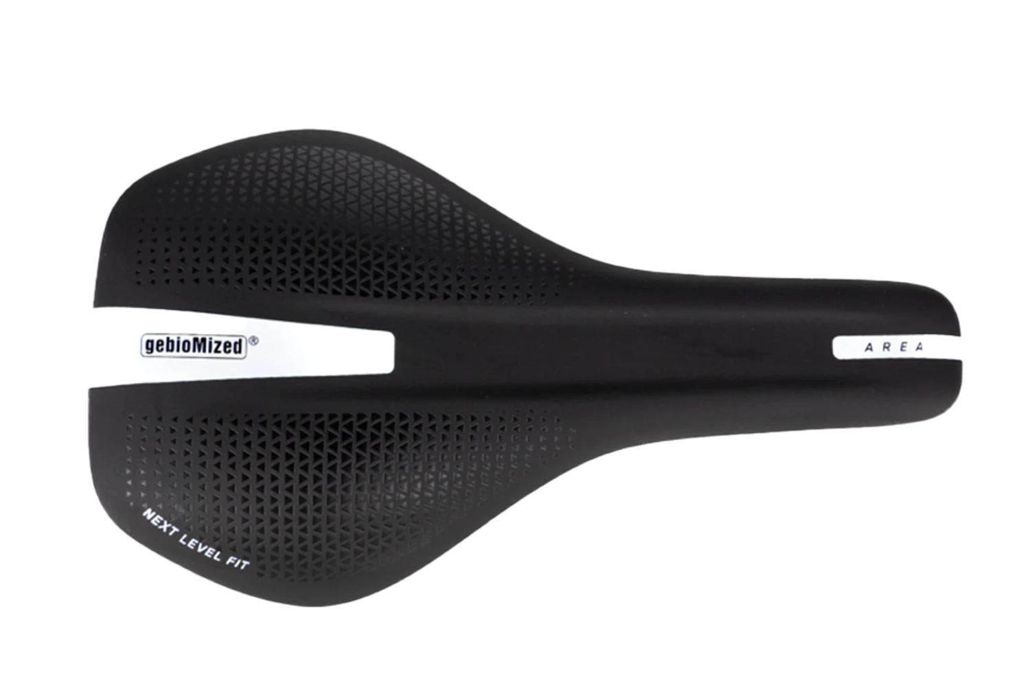 GebioMized Area Channel Saddle (Width-145-Black) GebioMized Area Channel Saddle (Width-145-Black) -DOLAN BIKES COMPONENTS Area 135 cn