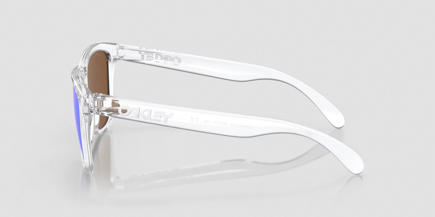 Oakley Frogskin Range / Polished Clear / prizm Violet Sunglasses Oakley Frogskin Range / Polished Clear / Prizm Violet Sunglasses -DOLAN BIKES COMPONENTS HSTN 3140 Violet 3