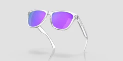 Oakley Frogskin Range / Polished Clear / Prizm Violet Sunglasses 3 Oakley Frogskin Range / Polished Clear / Prizm Violet Sunglasses -DOLAN BIKES COMPONENTS HSTN 3140 Violet 4