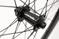 Alpina A8D 80mm Carbon Disc Brake Road Wheelset (Black) -DOLAN BIKES COMPONENTS Hope pro5 hub Front 1