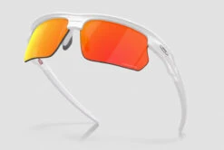 Oakley BiSphaera / Polished White / Prizm Ruby Sunglasses -DOLAN BIKES COMPONENTS Oakley Bisphaera pol wht prz ruby 4