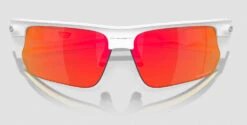 Oakley BiSphaera / Polished White / Prizm Ruby Sunglasses -DOLAN BIKES COMPONENTS Oakley Bisphaera pol wht prz ruby 5