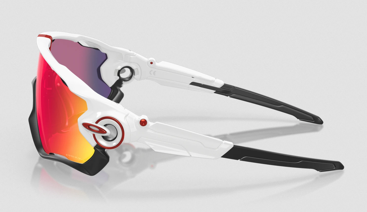 Oakley Jawbreaker / Polished White / Prizm Road Sunglasses Oakley Jawbreaker / Polished White / Prizm Road Sunglasses -DOLAN BIKES COMPONENTS Oakley Jawbreaker Pol white priz r 3