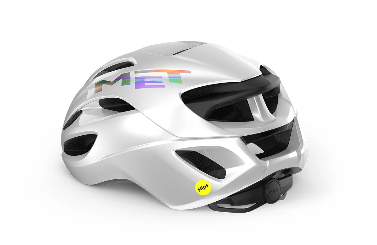 MET Rivale BIKE HELMET (Mips) White - Small MET Rivale BIKE HELMET (Mips) White - Small -DOLAN BIKES COMPONENTS met rivale mips road cycling helmet BI1 back