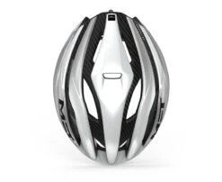 MET Trenta 3K Carbon (Mips) White/Silver/Metalic-Matt - Large 3 MET Trenta 3K Carbon (Mips) White/Silver/Metalic-Matt - Large -DOLAN BIKES COMPONENTS met trenta 3k carbon mips road cycling helmet BI2 top