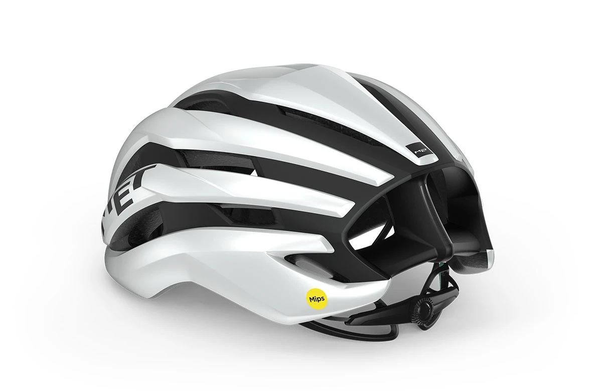 MET Trenta BIKE HELMET (Mips) White/Black - Large MET Trenta BIKE HELMET (Mips) White/Black - Large -DOLAN BIKES COMPONENTS met trenta mips road cycling helmet BN1 back