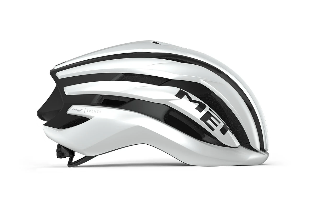 MET Trenta BIKE HELMET (Mips) White/Black - Large MET Trenta BIKE HELMET (Mips) White/Black - Large -DOLAN BIKES COMPONENTS met trenta mips road cycling helmet BN1 side