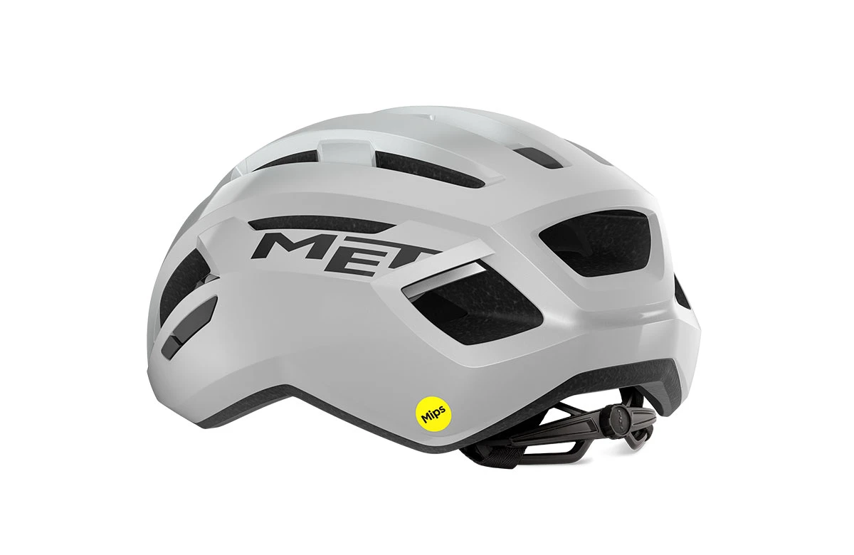 MET Vinci BIKE HELMET (Mips) White - Medium MET Vinci BIKE HELMET (Mips) White - Medium -DOLAN BIKES COMPONENTS met vinci mips road cycling helmet BI2 back